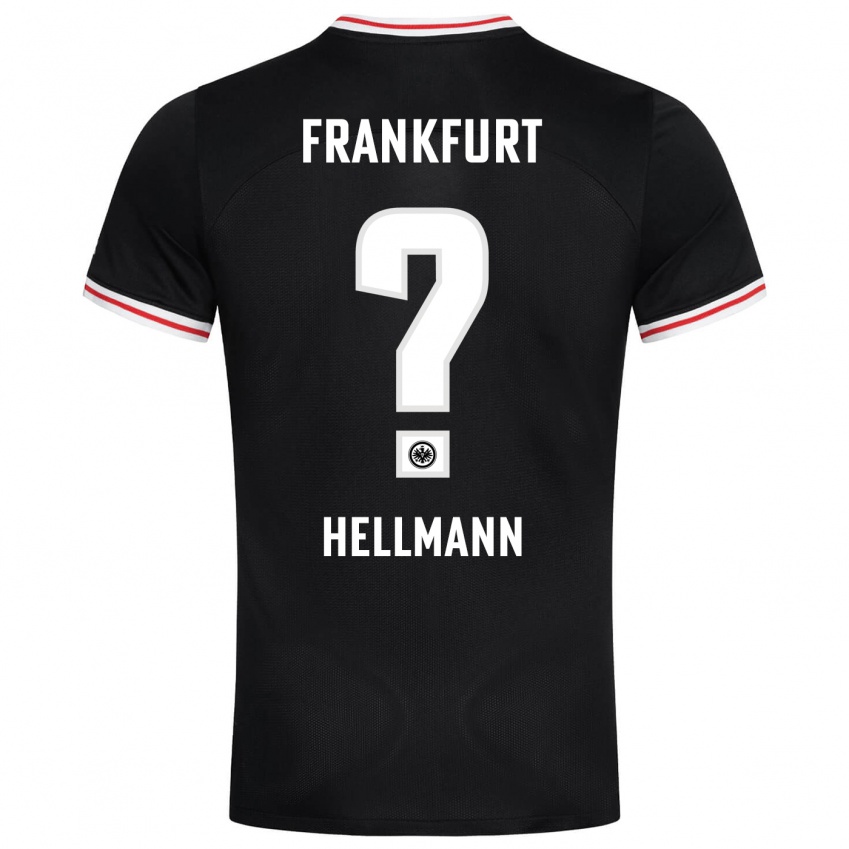 Niño Camiseta Melvin Hellmann #0 Negro 2ª Equipación 2023/24 La Camisa