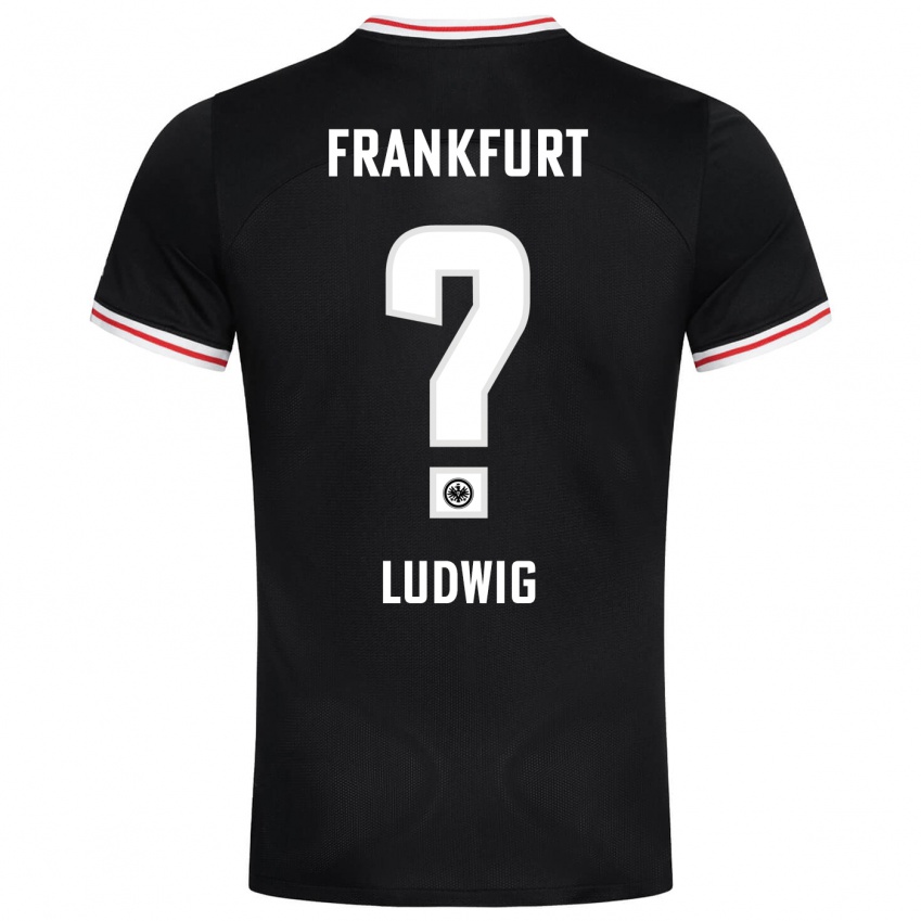 Niño Camiseta Finn Ludwig #0 Negro 2ª Equipación 2023/24 La Camisa