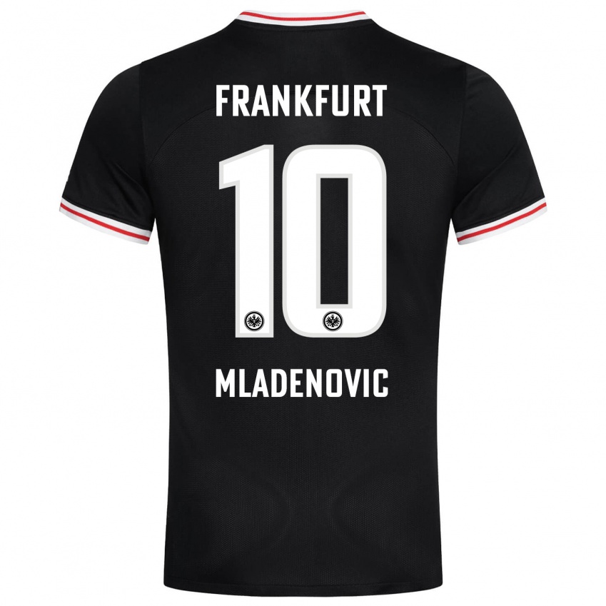 Niño Camiseta Marko Mladenovic #10 Negro 2ª Equipación 2023/24 La Camisa