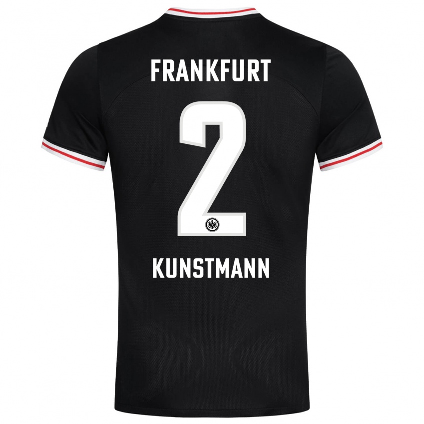 Niño Camiseta Kelvin Kunstmann #2 Negro 2ª Equipación 2023/24 La Camisa