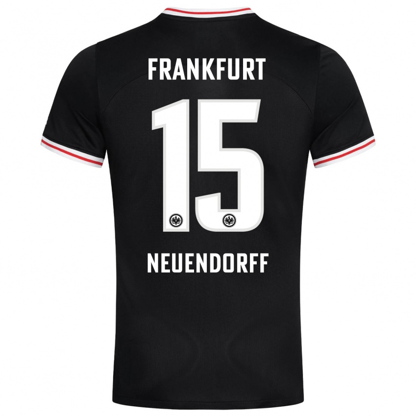 Niño Camiseta Nilo Neuendorff #15 Negro 2ª Equipación 2023/24 La Camisa