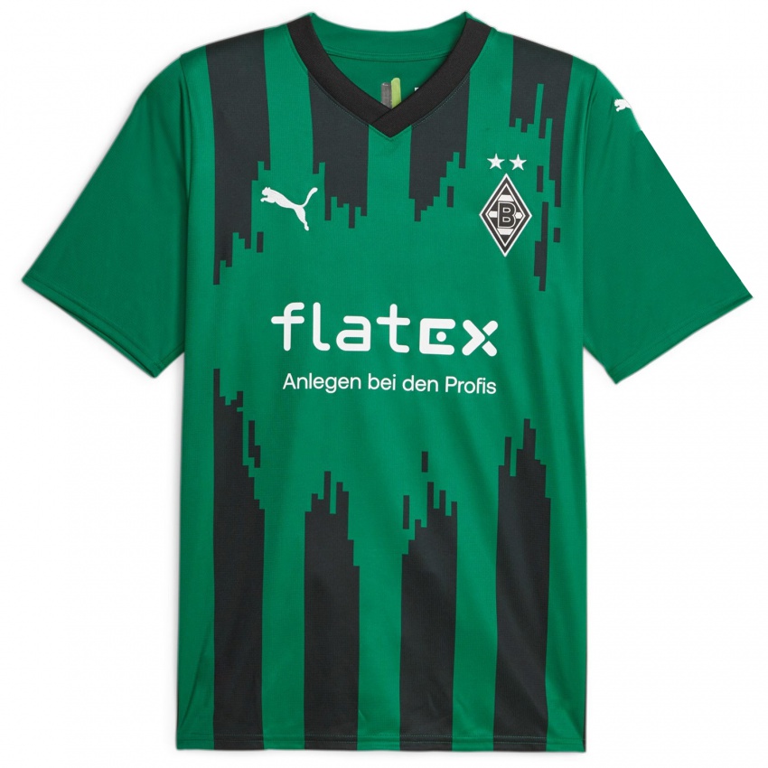 Niño Camiseta Tony Reitz #24 Verde Negro 2ª Equipación 2023/24 La Camisa