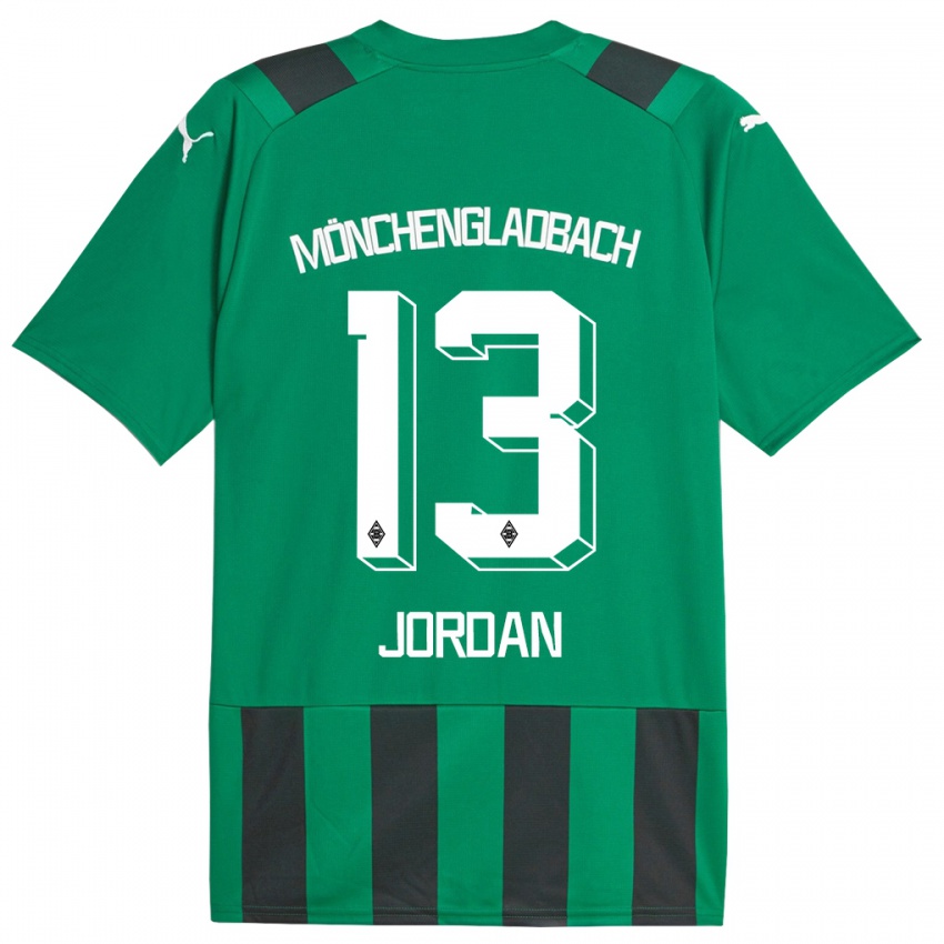 Niño Camiseta Jordan #13 Verde Negro 2ª Equipación 2023/24 La Camisa
