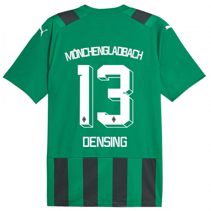 Niño Camiseta Kyra Densing #13 Verde Negro 2ª Equipación 2023/24 La Camisa
