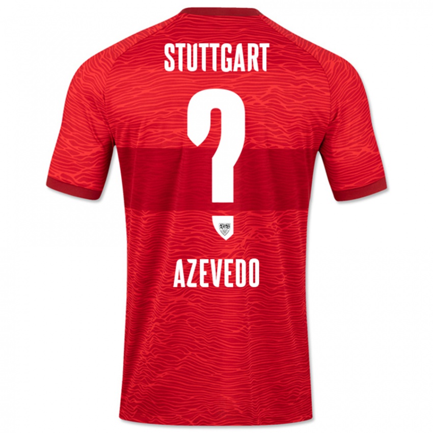 Niño Camiseta Alexandre Azevedo #0 Rojo 2ª Equipación 2023/24 La Camisa