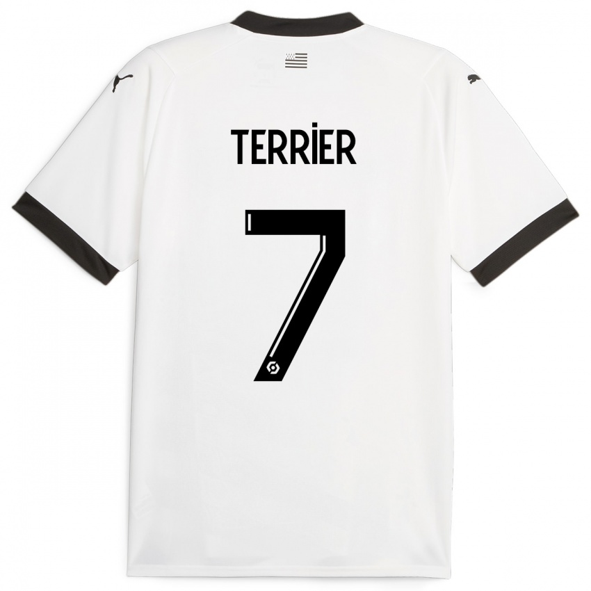 Niño Camiseta Martin Terrier #7 Blanco 2ª Equipación 2023/24 La Camisa