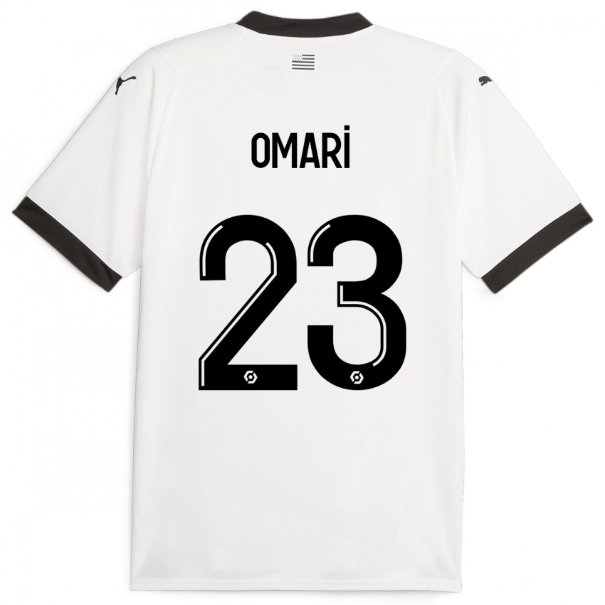 Niño Camiseta Warmed Omari #23 Blanco 2ª Equipación 2023/24 La Camisa