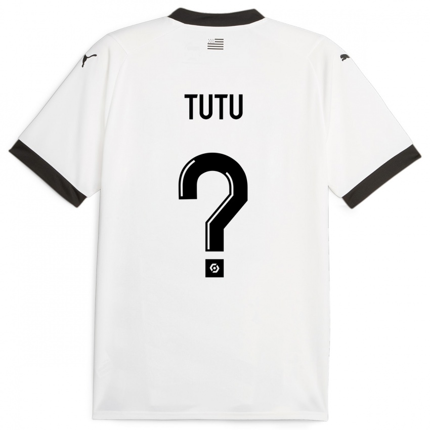 Niño Camiseta Gabriel Tutu #0 Blanco 2ª Equipación 2023/24 La Camisa