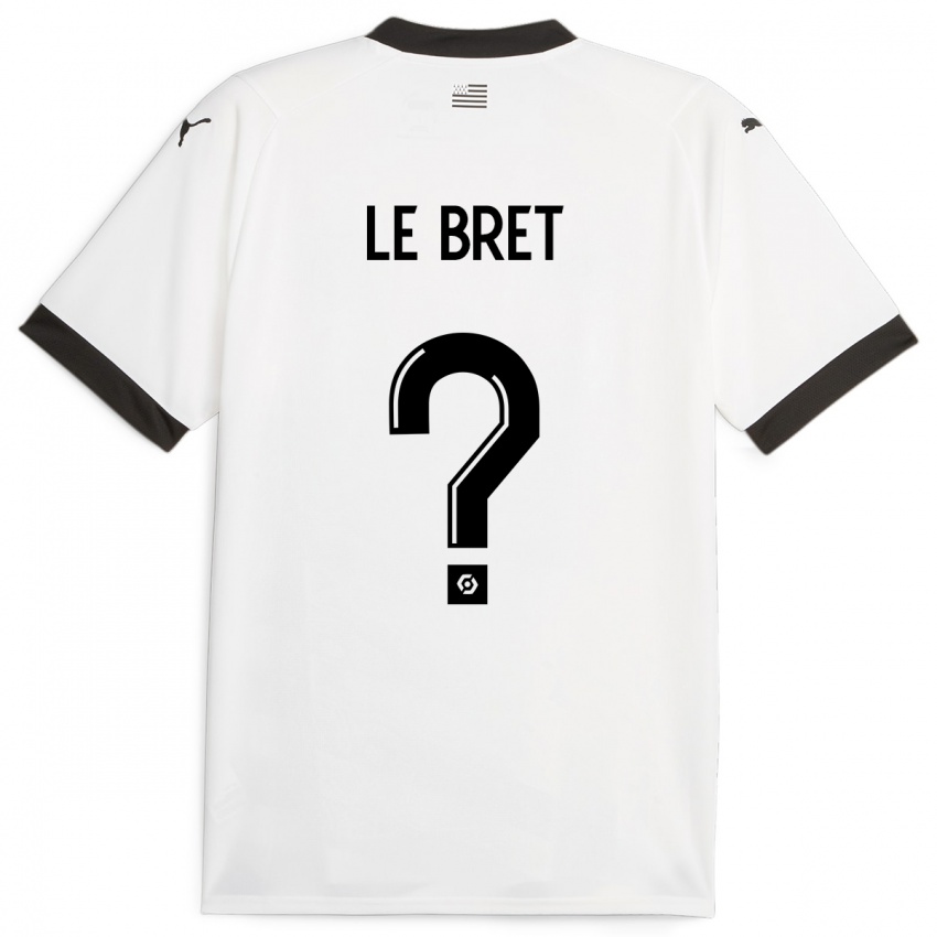 Niño Camiseta Noah Le Bret #0 Blanco 2ª Equipación 2023/24 La Camisa