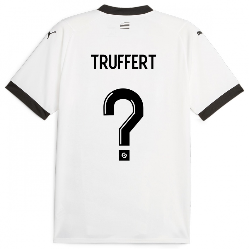 Niño Camiseta Florian Truffert #0 Blanco 2ª Equipación 2023/24 La Camisa