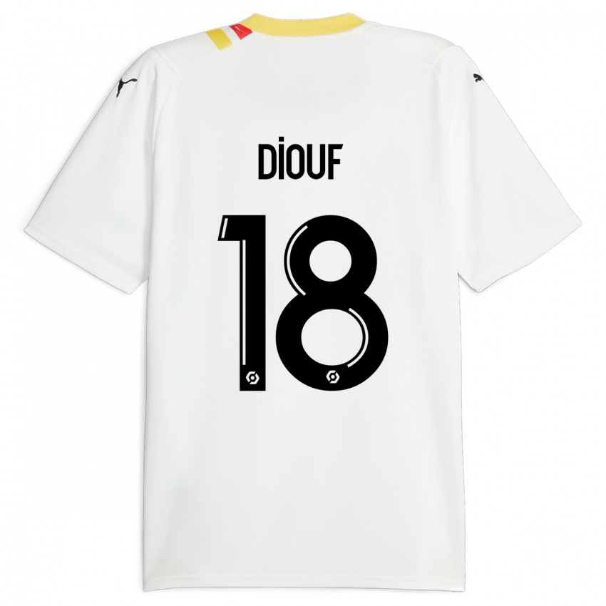Niño Camiseta Andy Diouf #18 Negro 2ª Equipación 2023/24 La Camisa