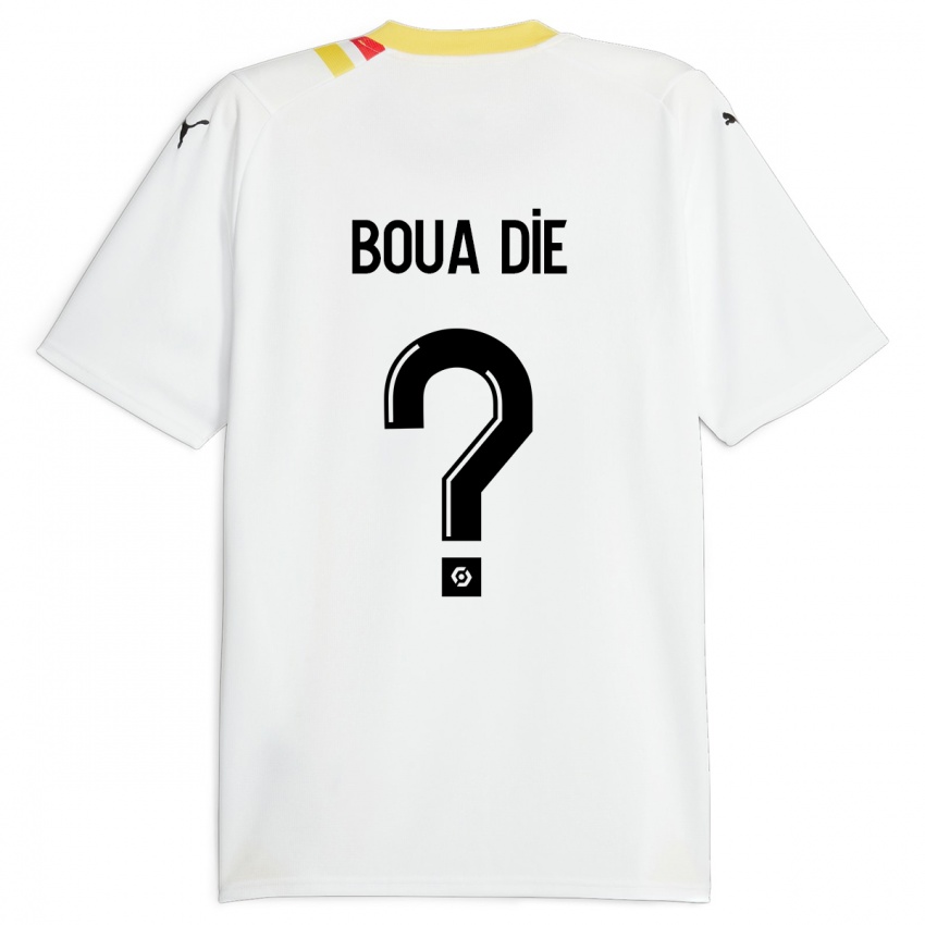 Niño Camiseta Hervé Boua Dié #0 Negro 2ª Equipación 2023/24 La Camisa