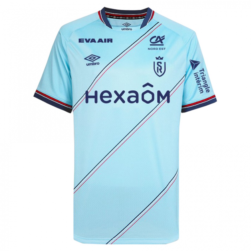Niño Camiseta Joseph Okumu #2 Cielo Azul 2ª Equipación 2023/24 La Camisa