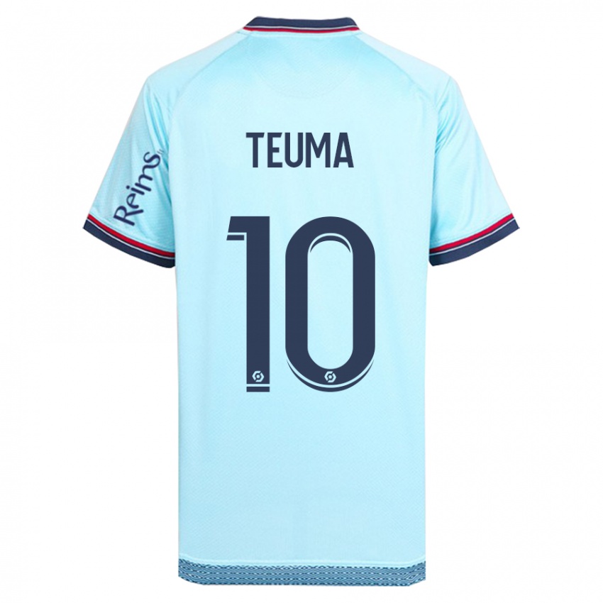 Niño Camiseta Teddy Teuma #10 Cielo Azul 2ª Equipación 2023/24 La Camisa