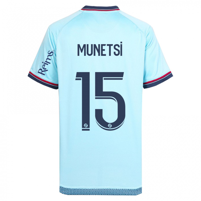 Niño Camiseta Marshall Munetsi #15 Cielo Azul 2ª Equipación 2023/24 La Camisa