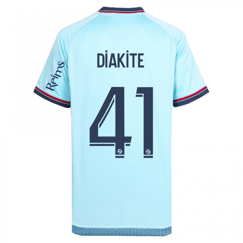 Niño Camiseta Ibrahim Diakité #41 Cielo Azul 2ª Equipación 2023/24 La Camisa