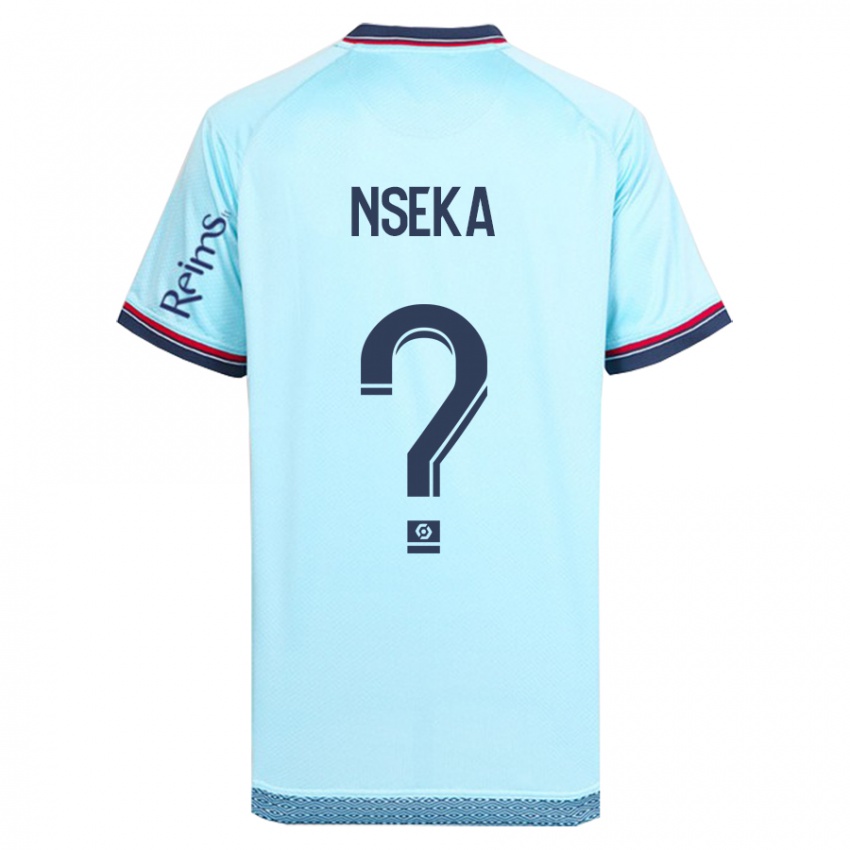 Niño Camiseta Nelson Nseka #0 Cielo Azul 2ª Equipación 2023/24 La Camisa