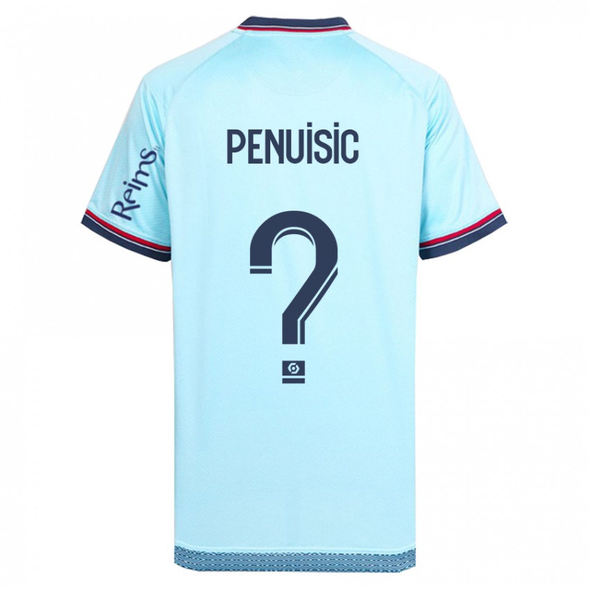 Niño Camiseta Alvin Penuisic #0 Cielo Azul 2ª Equipación 2023/24 La Camisa