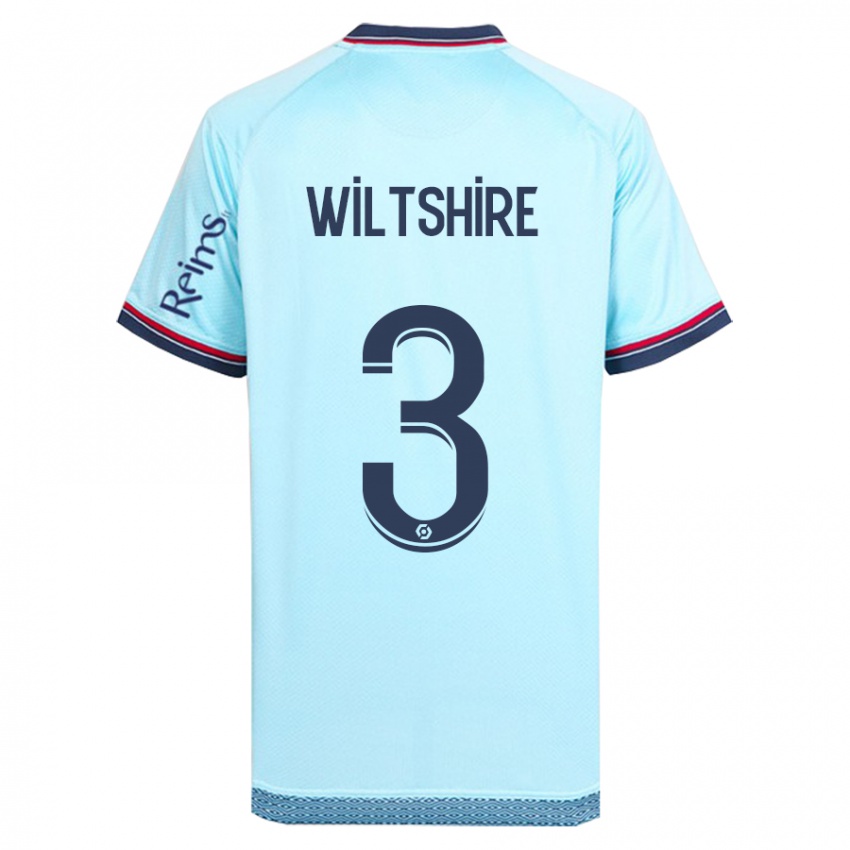 Niño Camiseta Tiernny Wiltshire #3 Cielo Azul 2ª Equipación 2023/24 La Camisa