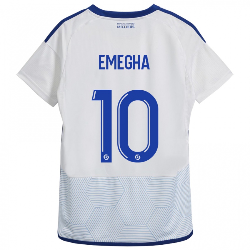 Niño Camiseta Emanuel Emegha #10 Blanco 2ª Equipación 2023/24 La Camisa