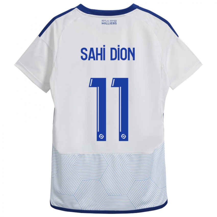 Niño Camiseta Moïse Sahi Dion #11 Blanco 2ª Equipación 2023/24 La Camisa