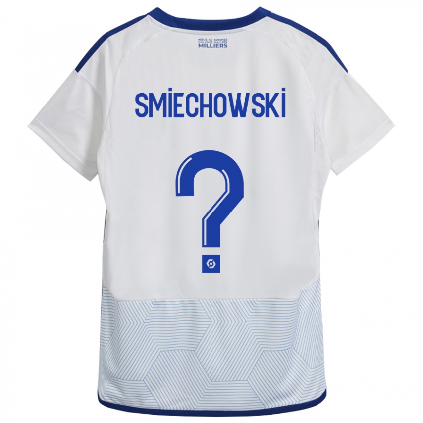 Niño Camiseta Artur Smiechowski #0 Blanco 2ª Equipación 2023/24 La Camisa