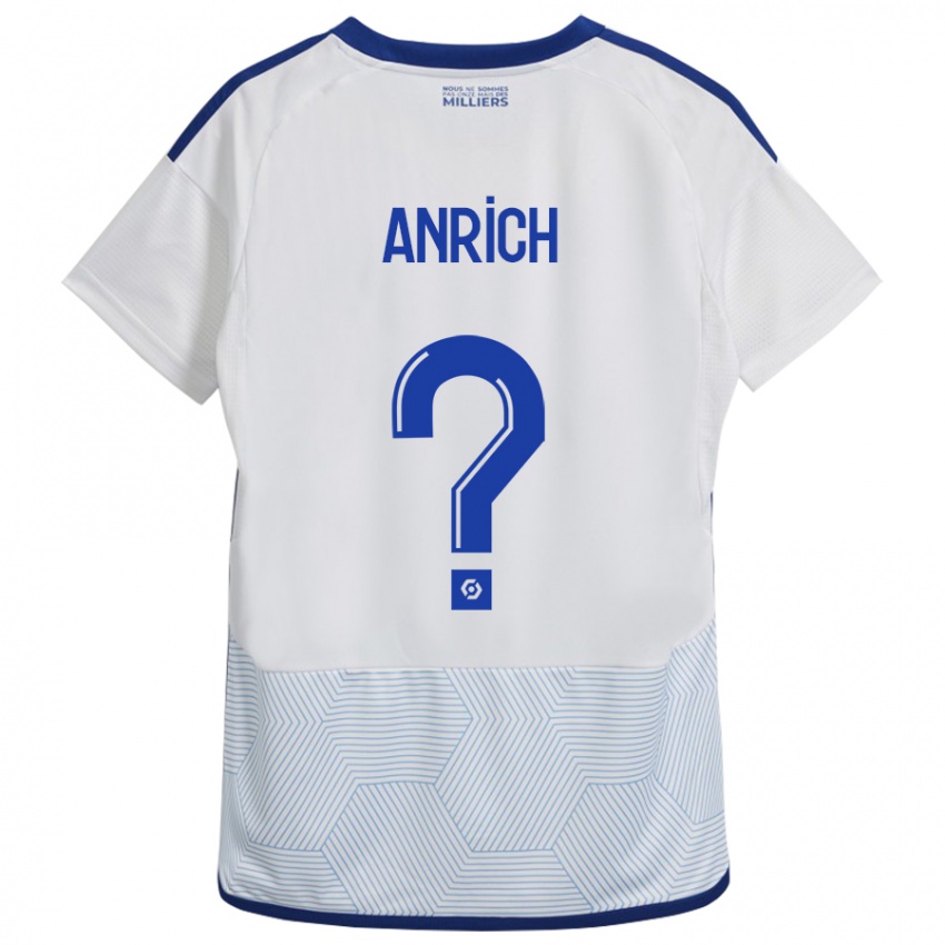 Niño Camiseta Melchior Anrich #0 Blanco 2ª Equipación 2023/24 La Camisa