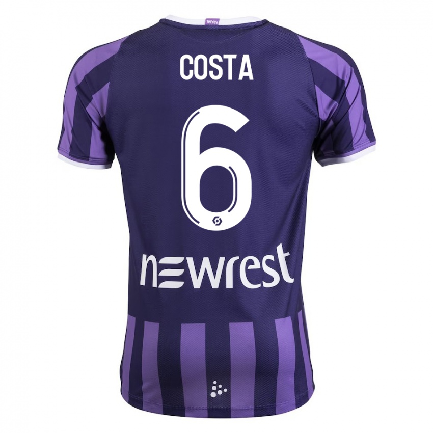 Niño Camiseta Logan Costa #6 Morado 2ª Equipación 2023/24 La Camisa