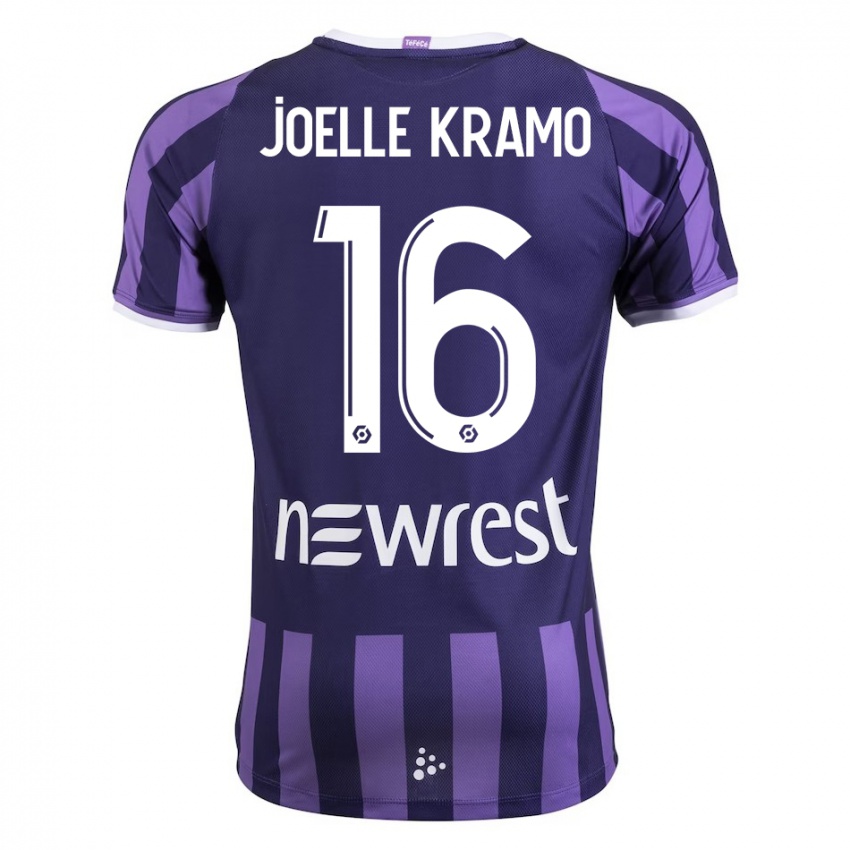 Niño Camiseta Marie Joelle Kramo #16 Morado 2ª Equipación 2023/24 La Camisa