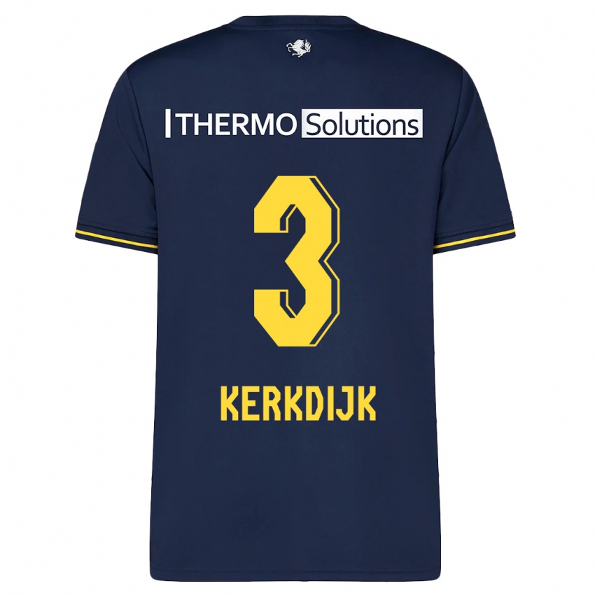 Niño Camiseta Danique Kerkdijk #3 Armada 2ª Equipación 2023/24 La Camisa