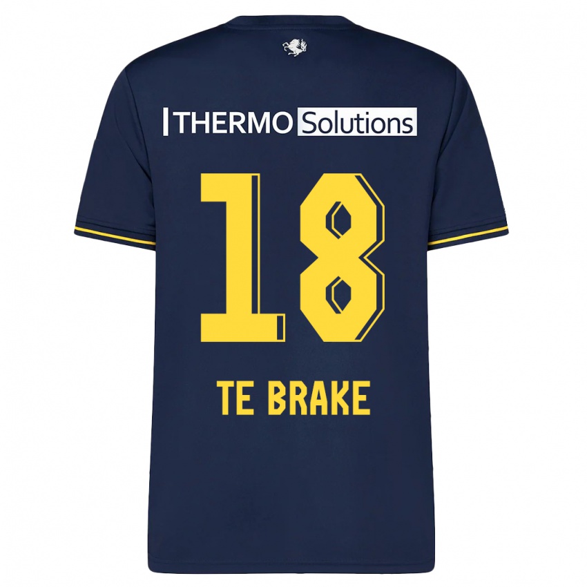 Niño Camiseta Sophie Te Brake #18 Armada 2ª Equipación 2023/24 La Camisa