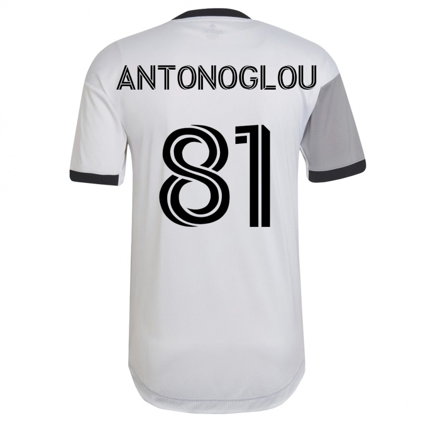 Niño Camiseta Themi Antonoglou #81 Blanco 2ª Equipación 2023/24 La Camisa