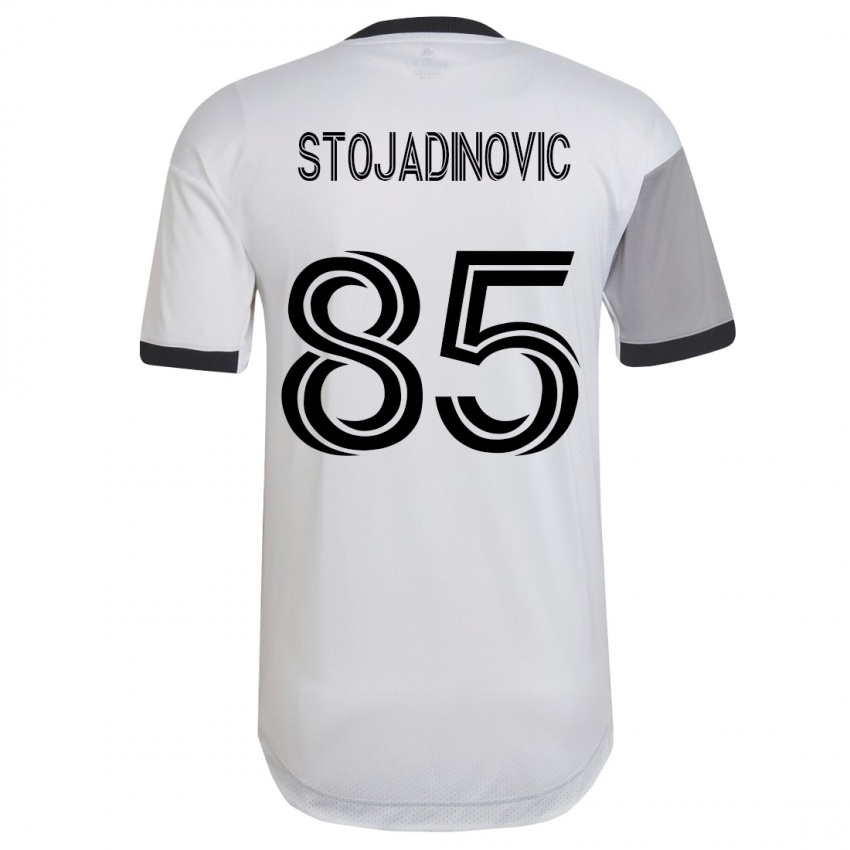 Niño Camiseta Marko Stojadinovic #85 Blanco 2ª Equipación 2023/24 La Camisa