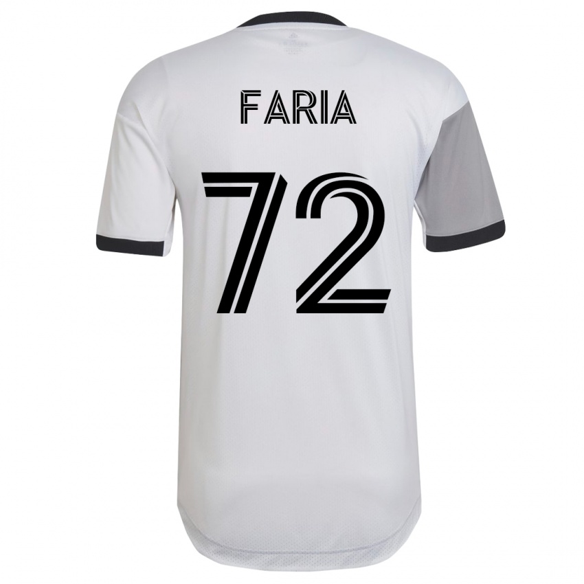 Niño Camiseta Jordan Faria #72 Blanco 2ª Equipación 2023/24 La Camisa
