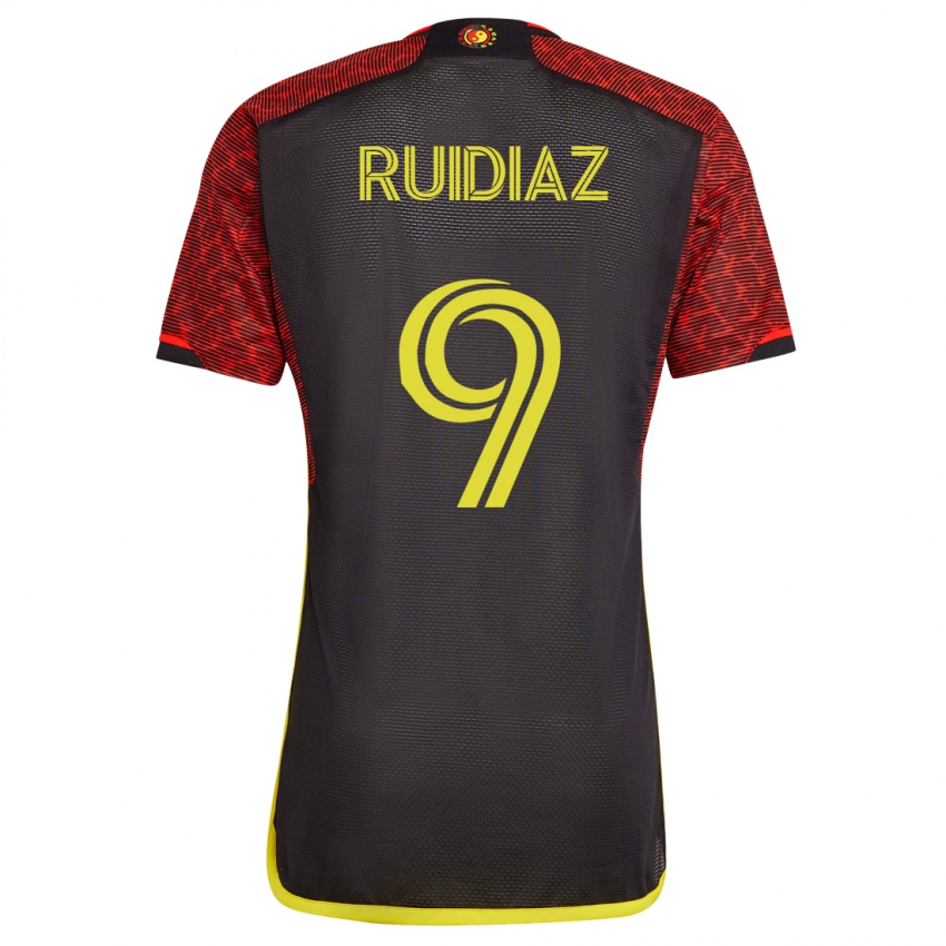 Niño Camiseta Raúl Ruidíaz #9 Naranja 2ª Equipación 2023/24 La Camisa