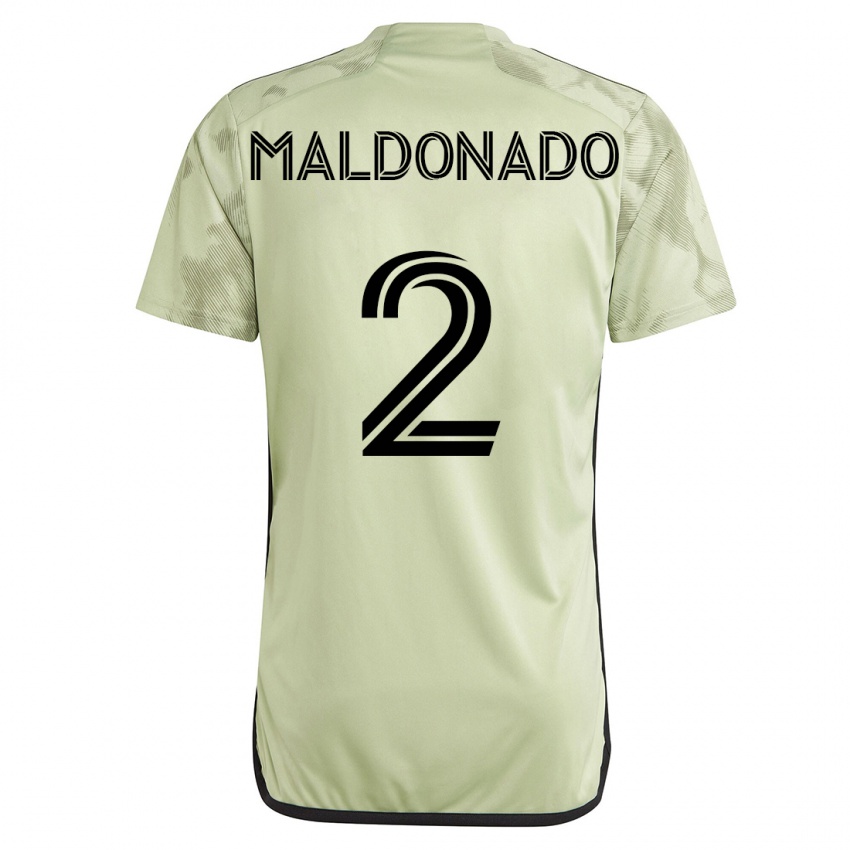 Niño Camiseta Denil Maldonado #2 Verde 2ª Equipación 2023/24 La Camisa