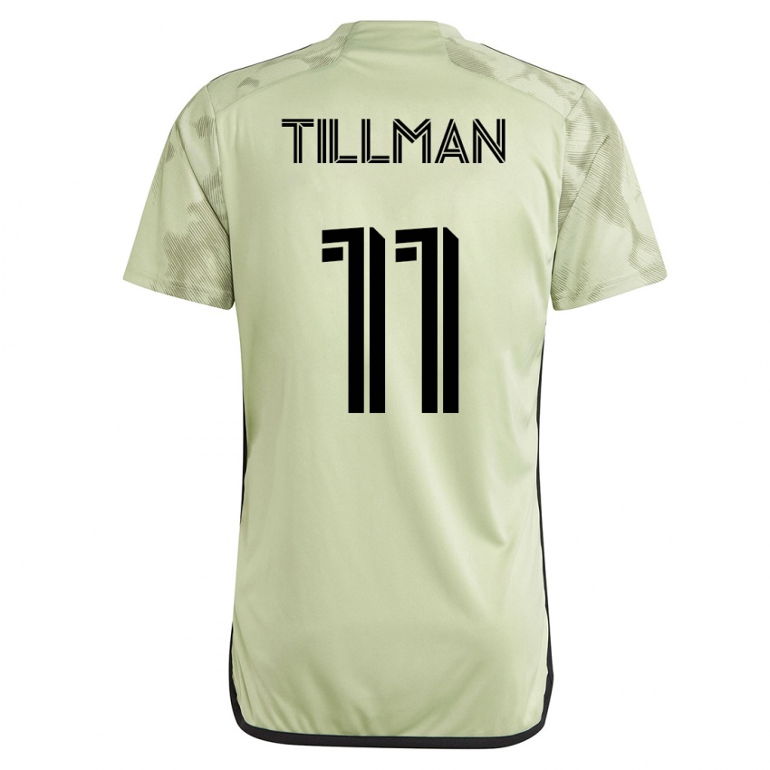 Niño Camiseta Timothy Tillman #11 Verde 2ª Equipación 2023/24 La Camisa