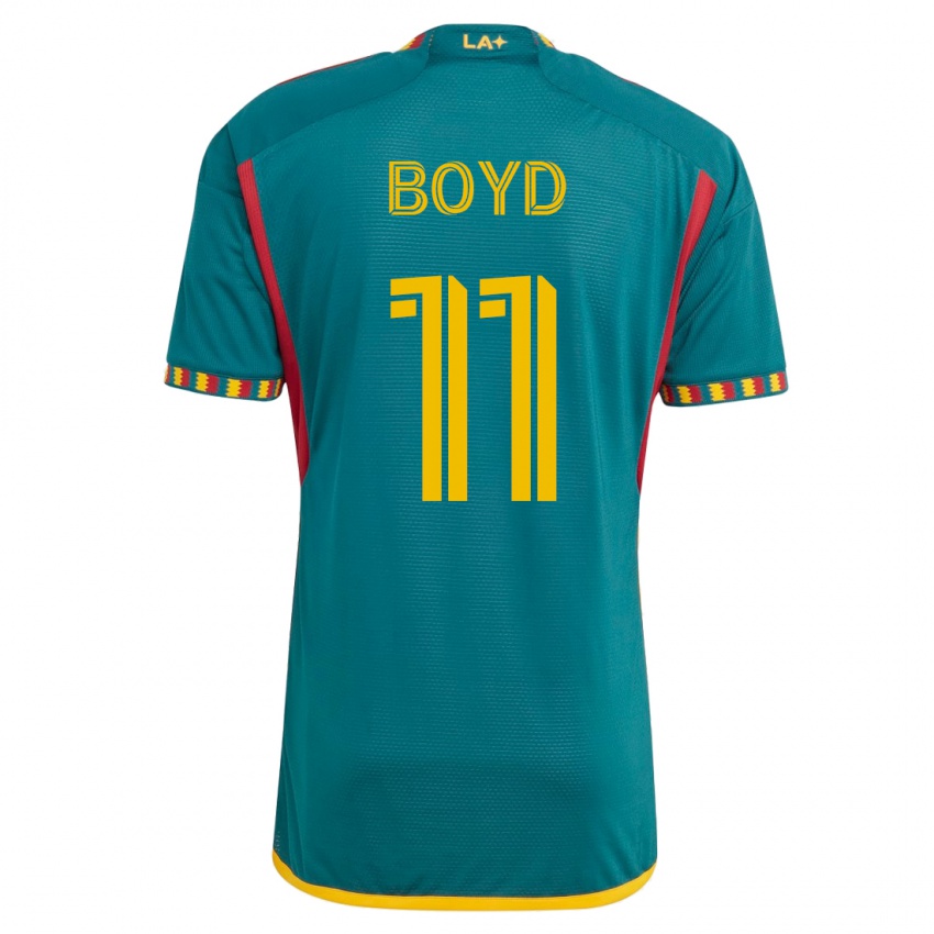 Niño Camiseta Tyler Boyd #11 Verde 2ª Equipación 2023/24 La Camisa