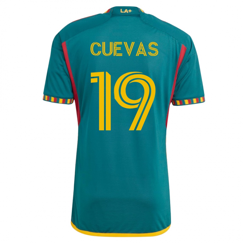 Niño Camiseta Mauricio Cuevas #19 Verde 2ª Equipación 2023/24 La Camisa