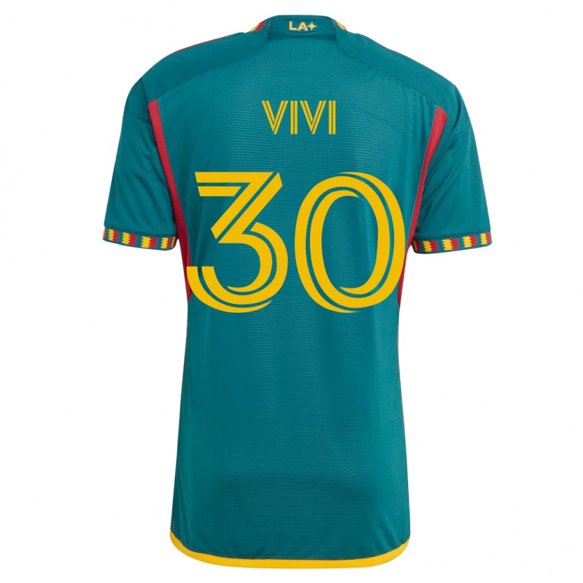 Niño Camiseta Gino Vivi #30 Verde 2ª Equipación 2023/24 La Camisa