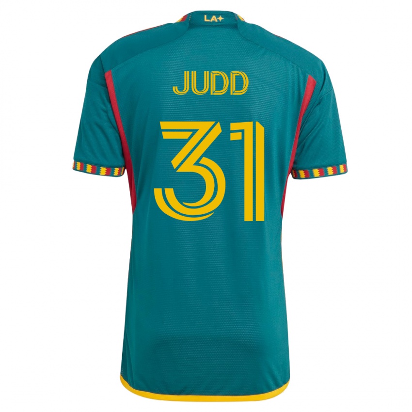 Niño Camiseta Preston Judd #31 Verde 2ª Equipación 2023/24 La Camisa