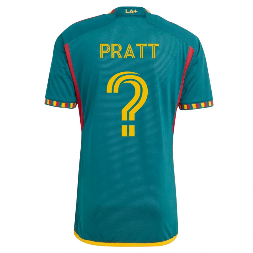 Niño Camiseta Owen Pratt #0 Verde 2ª Equipación 2023/24 La Camisa