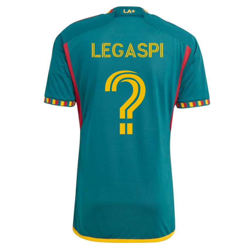 Niño Camiseta Allan Legaspi #0 Verde 2ª Equipación 2023/24 La Camisa