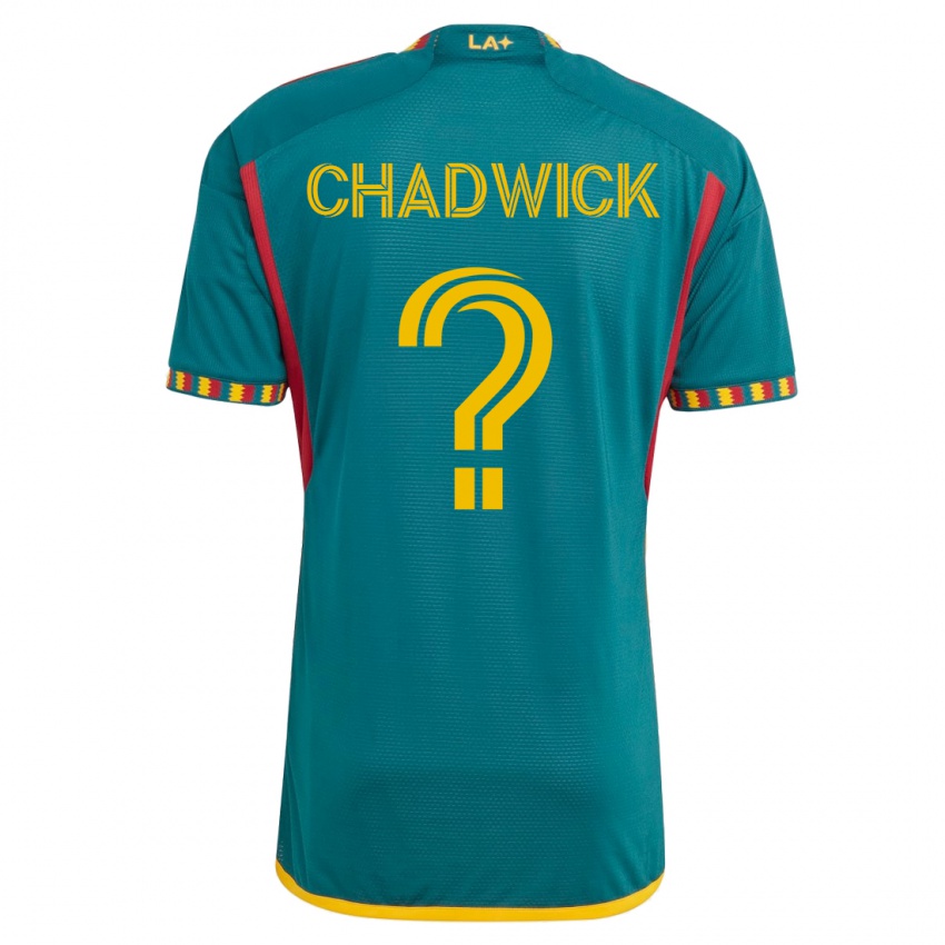 Niño Camiseta Edward Chadwick #0 Verde 2ª Equipación 2023/24 La Camisa