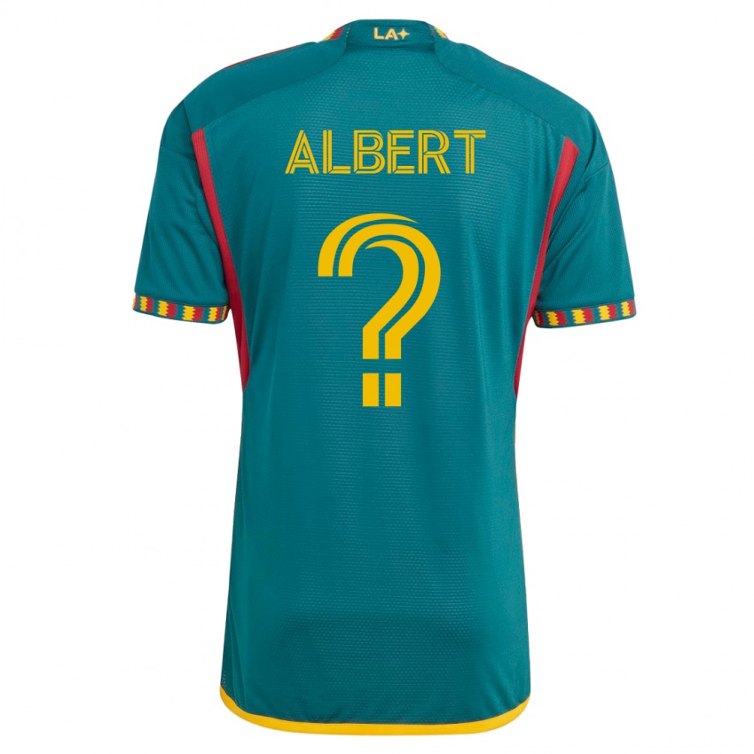 Niño Camiseta Mathis Albert #0 Verde 2ª Equipación 2023/24 La Camisa