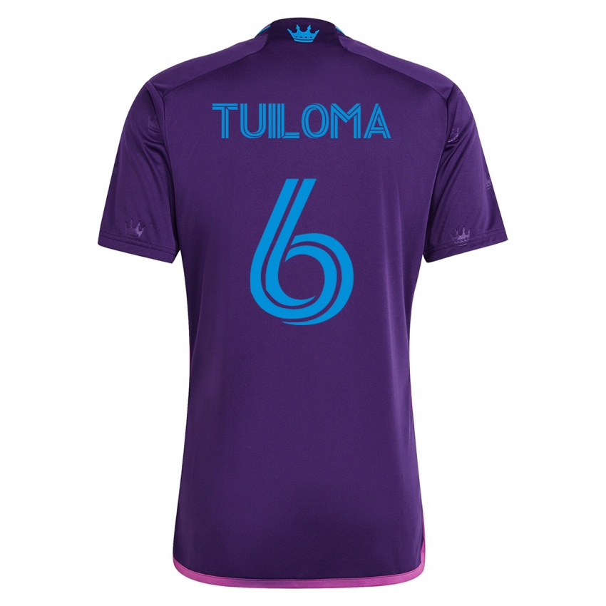 Niño Camiseta Bill Tuiloma #6 Violeta 2ª Equipación 2023/24 La Camisa