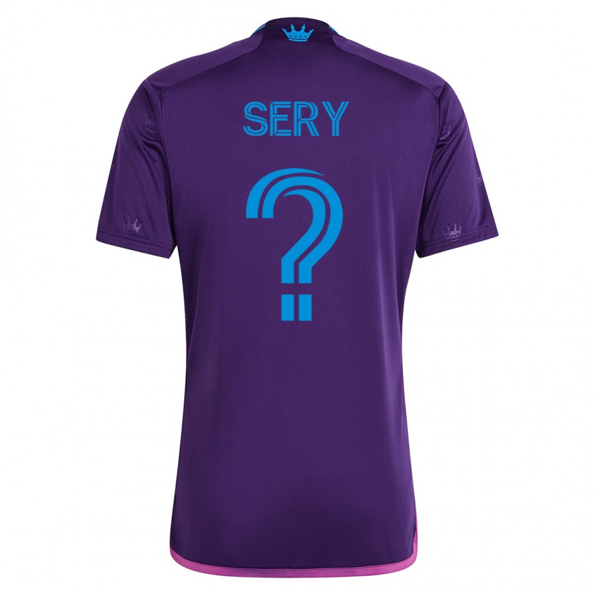 Niño Camiseta Sam Sery #0 Violeta 2ª Equipación 2023/24 La Camisa