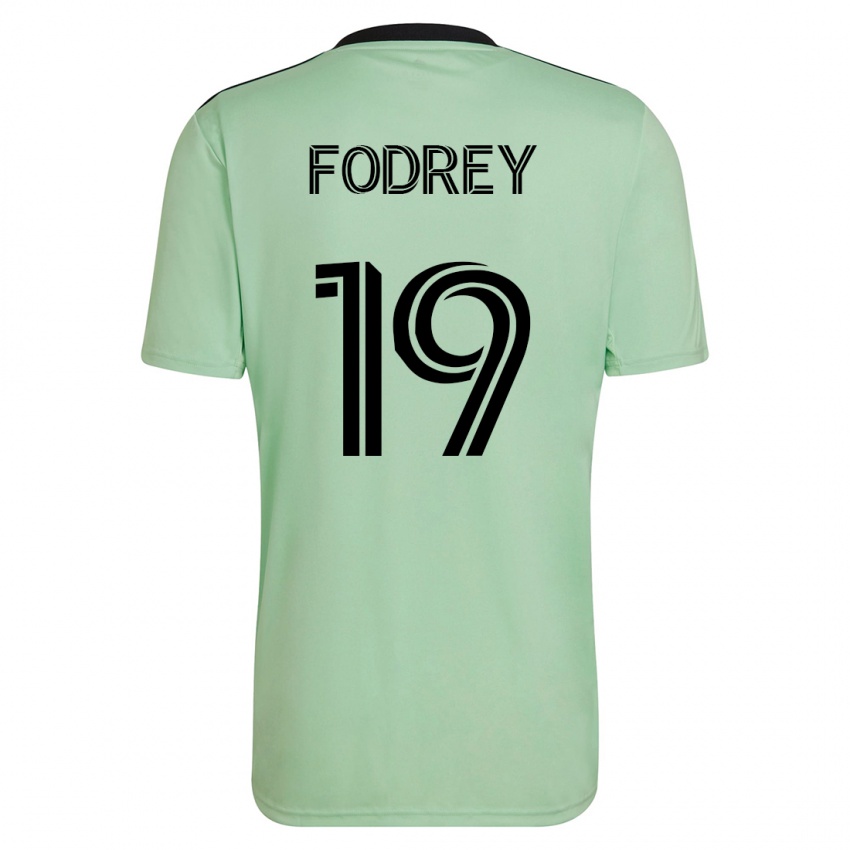 Niño Camiseta Cj Fodrey #19 Verde Claro 2ª Equipación 2023/24 La Camisa