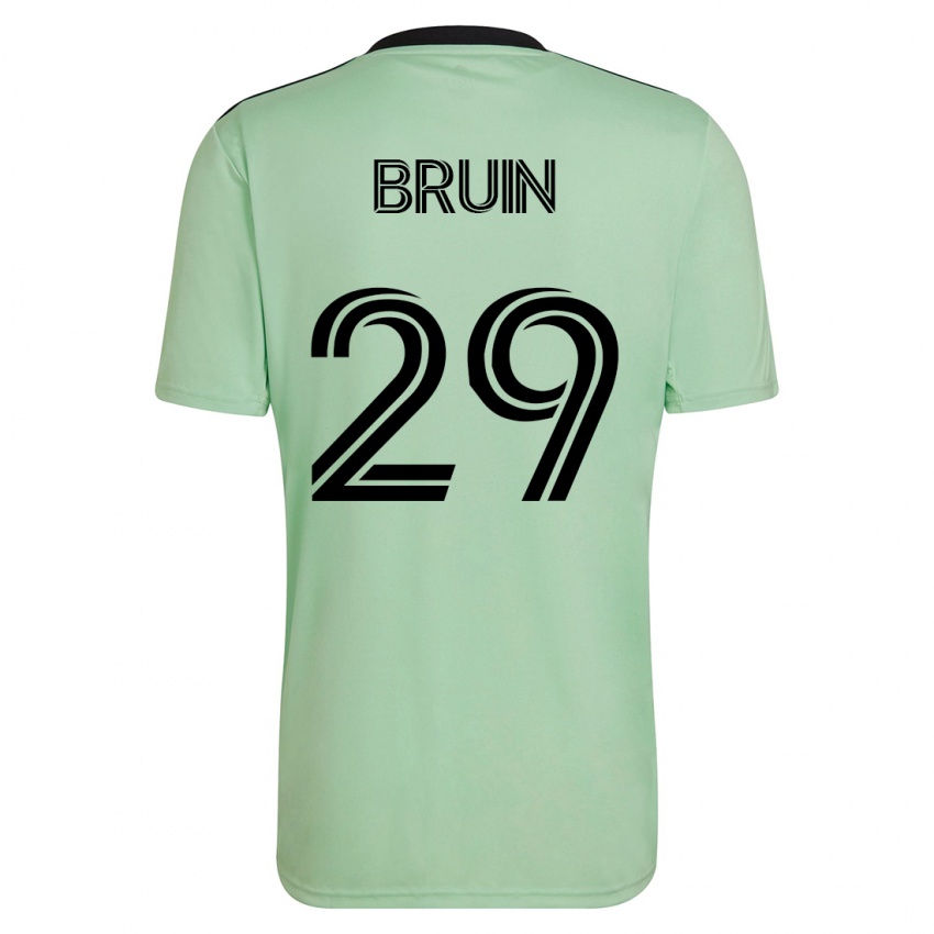 Niño Camiseta Will Bruin #29 Verde Claro 2ª Equipación 2023/24 La Camisa