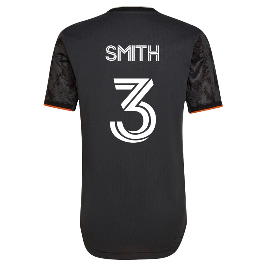 Niño Camiseta Brad Smith #3 Negro 2ª Equipación 2023/24 La Camisa